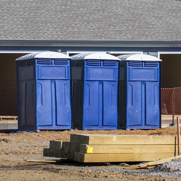 what is the expected delivery and pickup timeframe for the porta potties in Lincoln